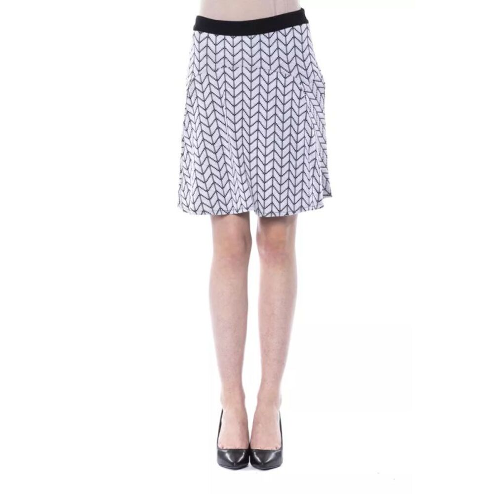 BYBLOS Black Marabou Women Women's Skirt